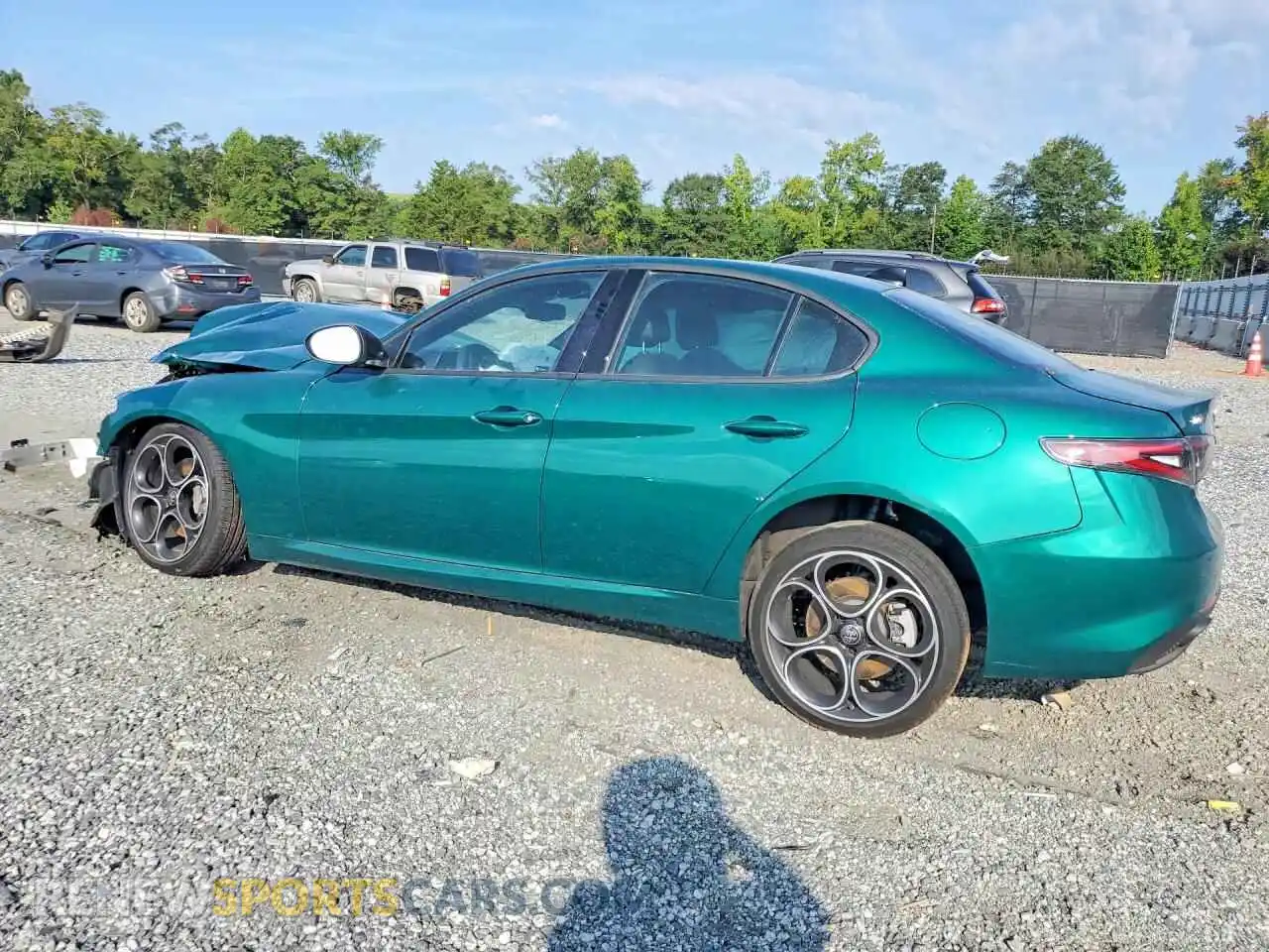 2 Фотография поврежденного автомобиля ZARFANAN5S7689693 ALFA ROMEO GIULIA 2025