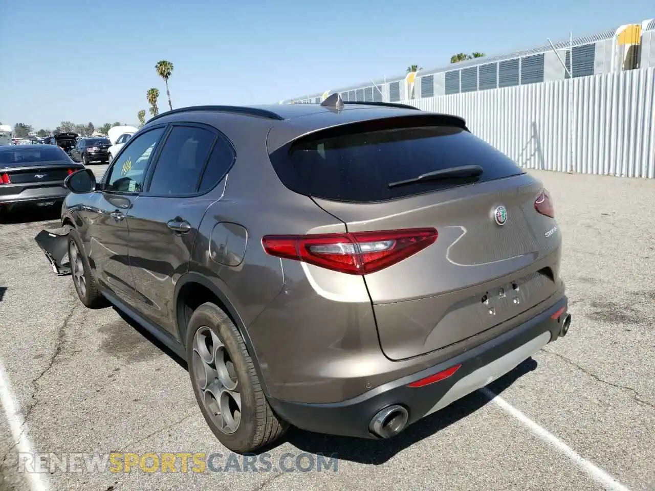 3 Photograph of a damaged car ZASPAJAN3K7C35442 ALFA ROMEO STELVIO 2019
