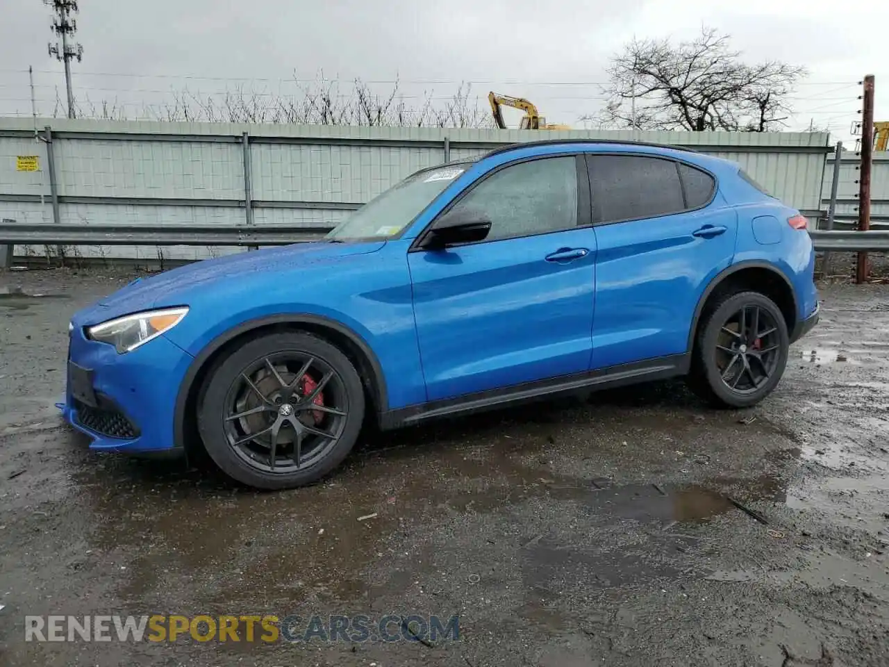 1 Photograph of a damaged car ZASPAKAN0K7C53855 ALFA ROMEO STELVIO 2019
