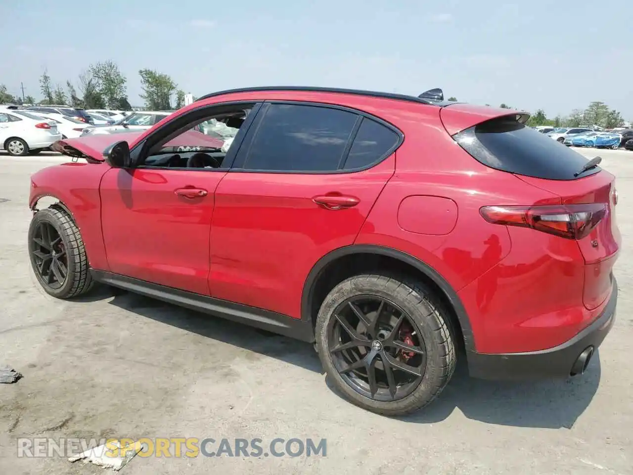 2 Photograph of a damaged car ZASPAKANXK7C70355 ALFA ROMEO STELVIO 2019