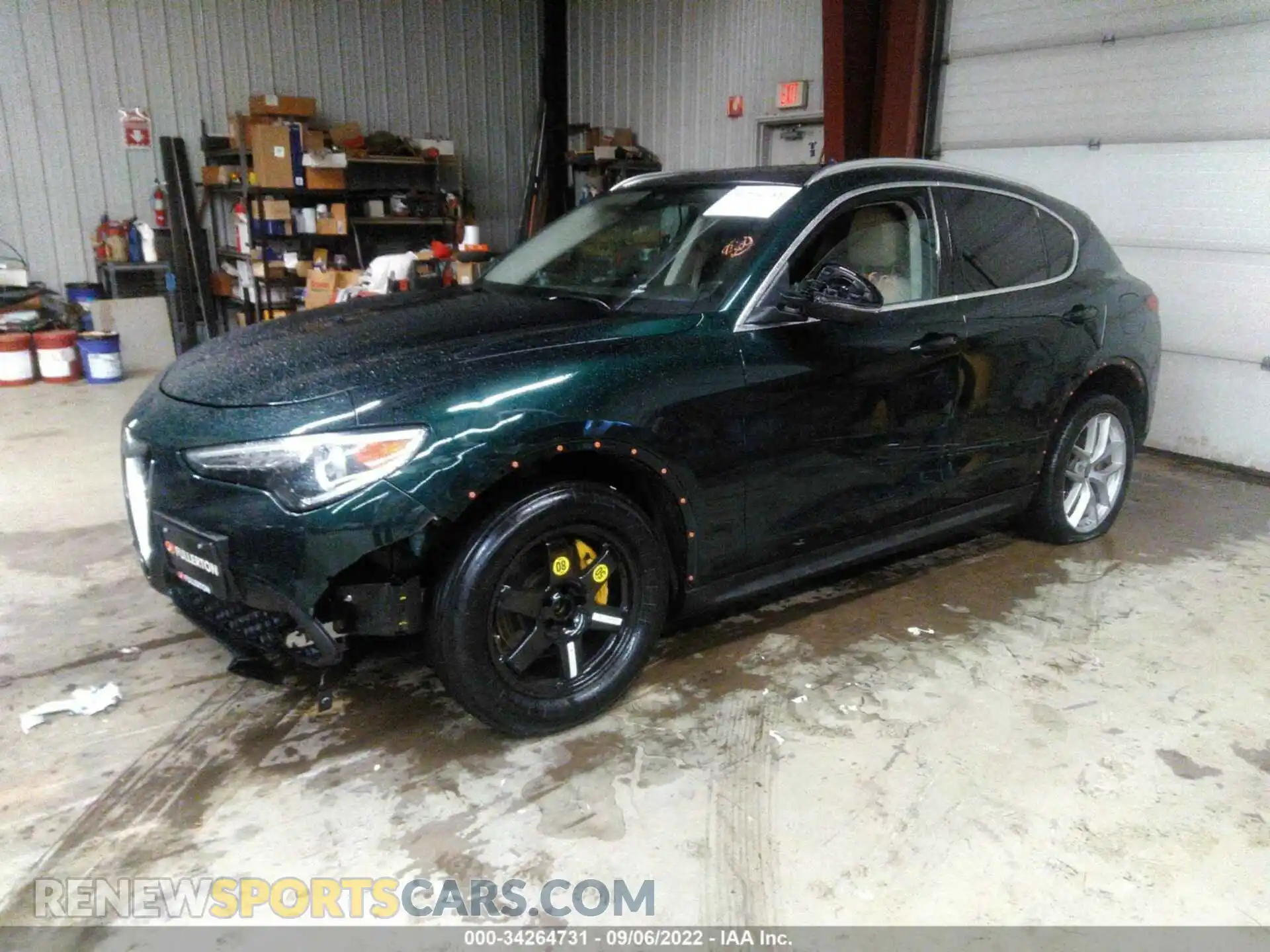 2 Photograph of a damaged car ZASPAKBN1K7C30843 ALFA ROMEO STELVIO 2019