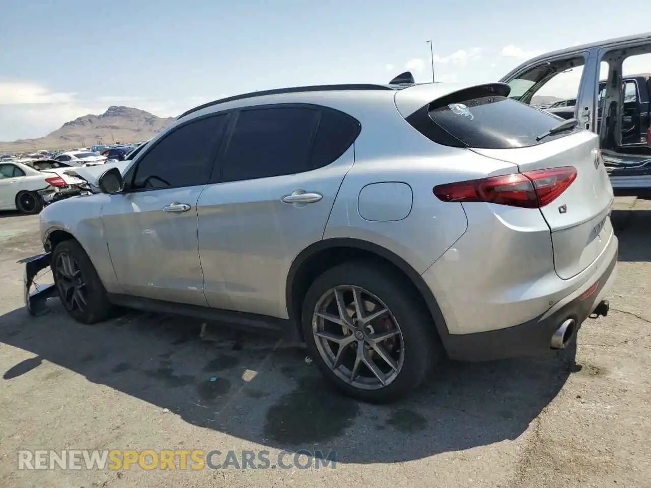 2 Photograph of a damaged car ZASPAKBN7K7C37490 ALFA ROMEO STELVIO 2019