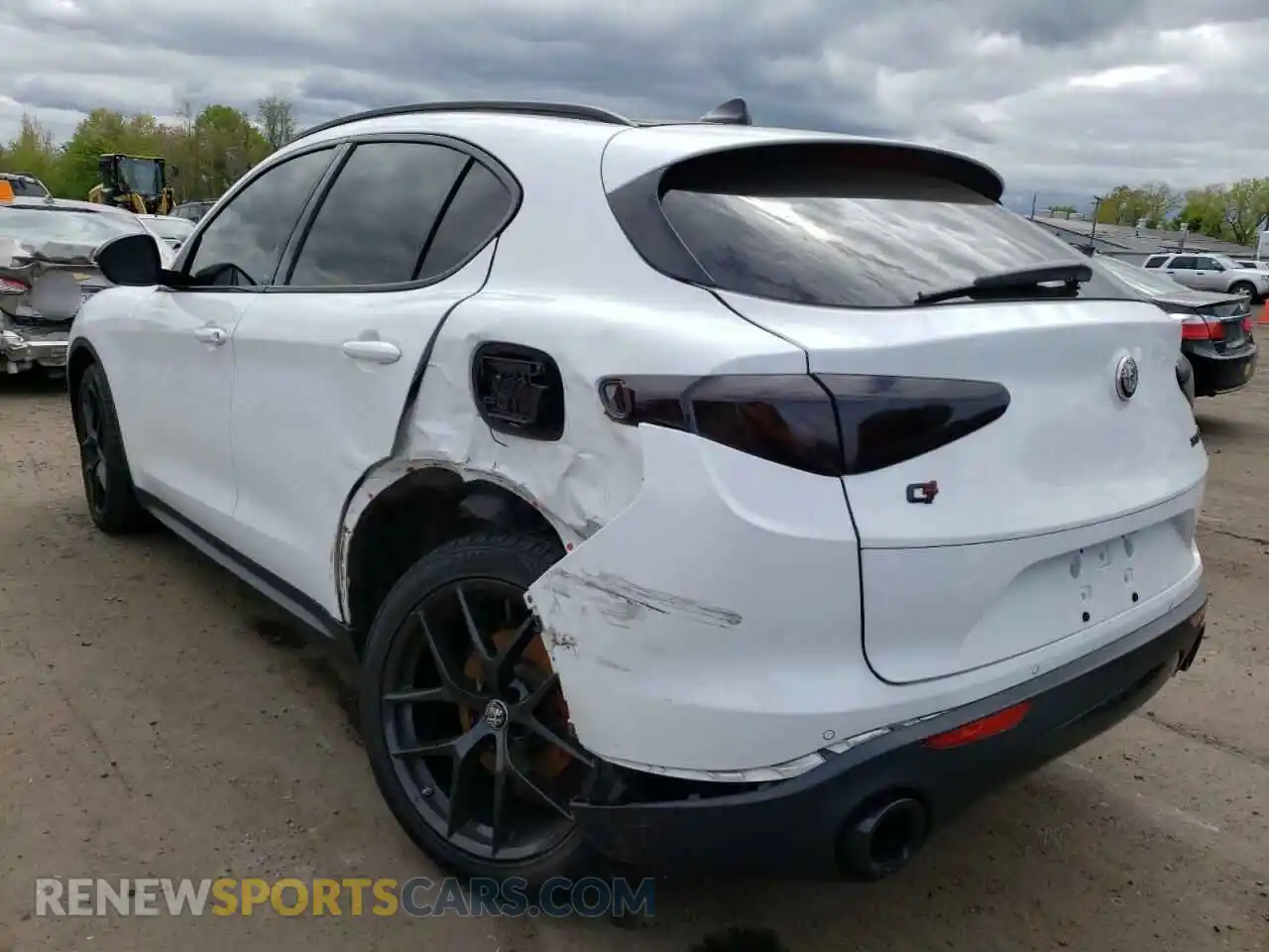 2 Photograph of a damaged car ZASPAKBN7K7C41071 ALFA ROMEO STELVIO 2019