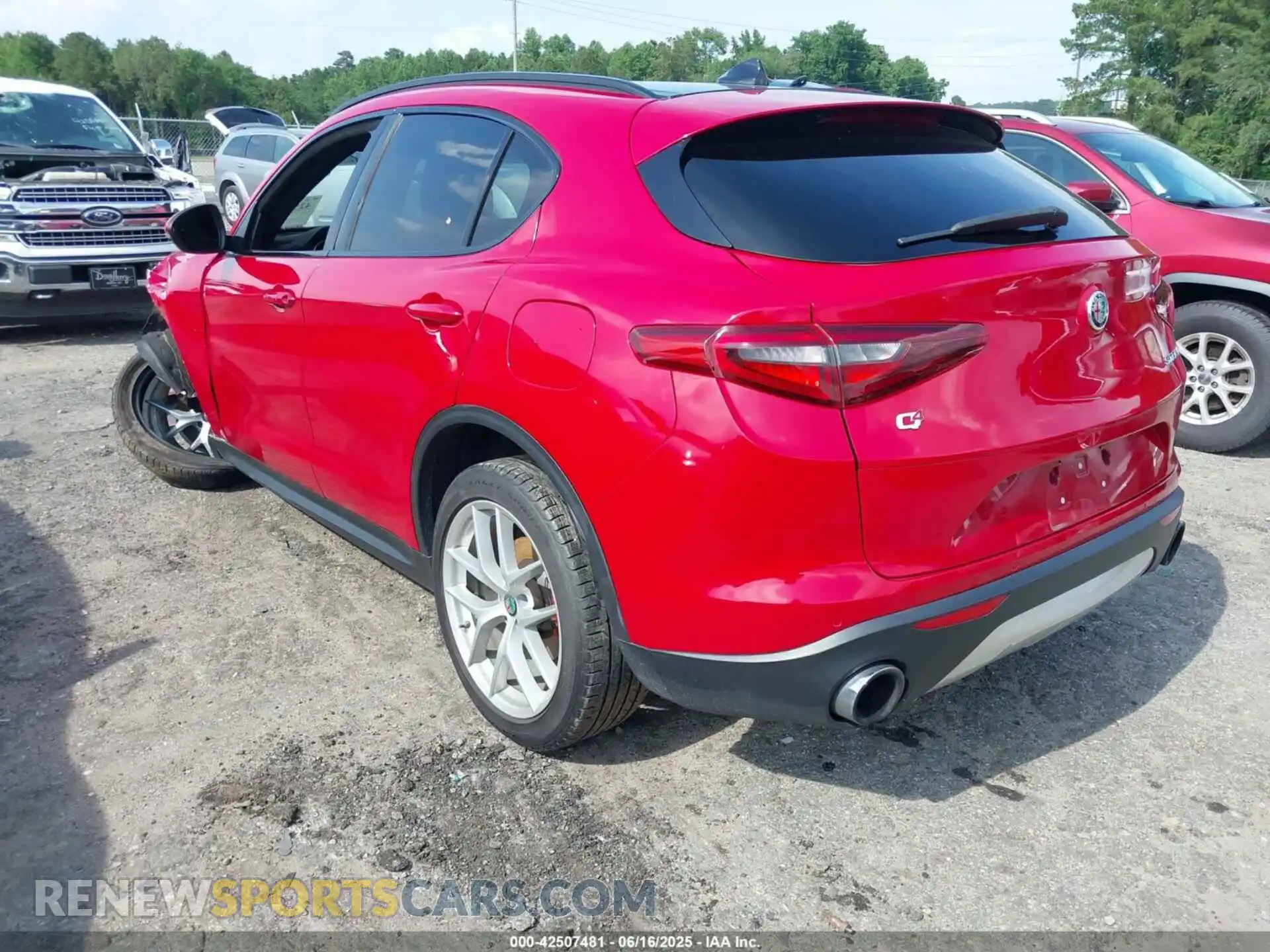 3 Photograph of a damaged car ZASPAKBN8K7C44271 ALFA ROMEO STELVIO 2019