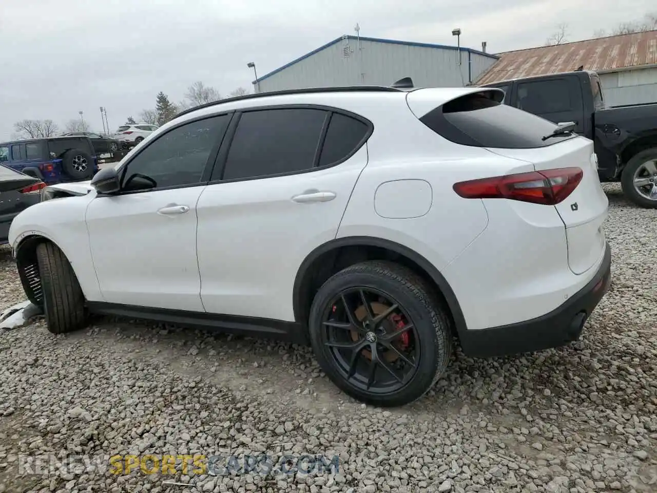 2 Photograph of a damaged car ZASPAKBN8K7C49339 ALFA ROMEO STELVIO 2019