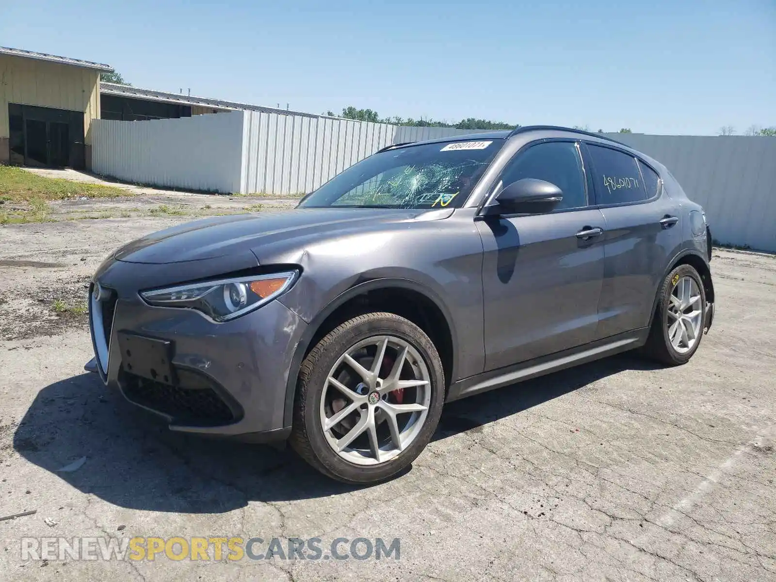 2 Photograph of a damaged car ZASPAKBN9K7C32100 ALFA ROMEO STELVIO 2019