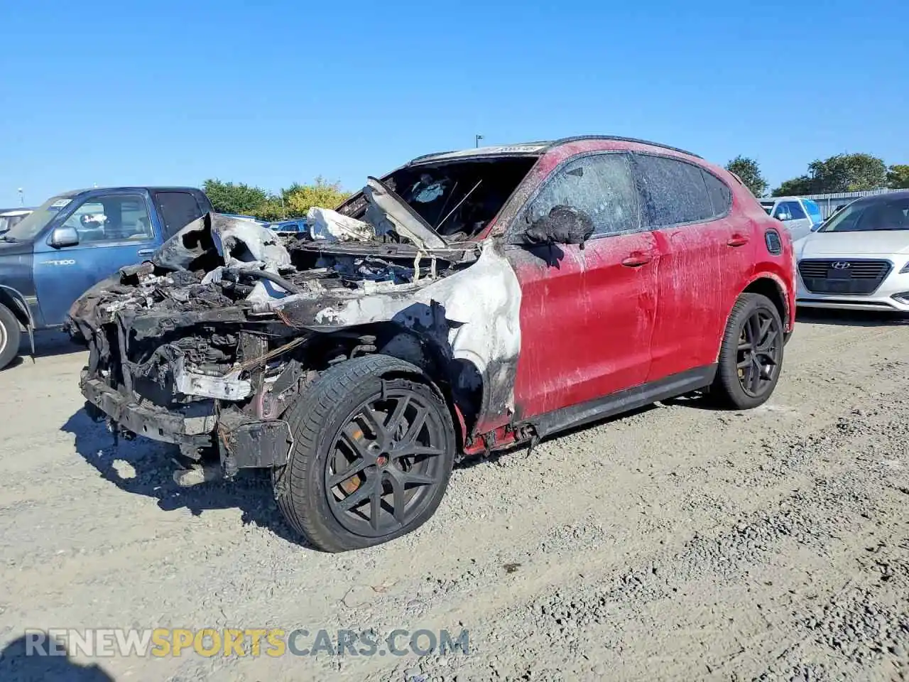1 Photograph of a damaged car ZASPAJAN7M7D08461 ALFA ROMEO STELVIO 2021