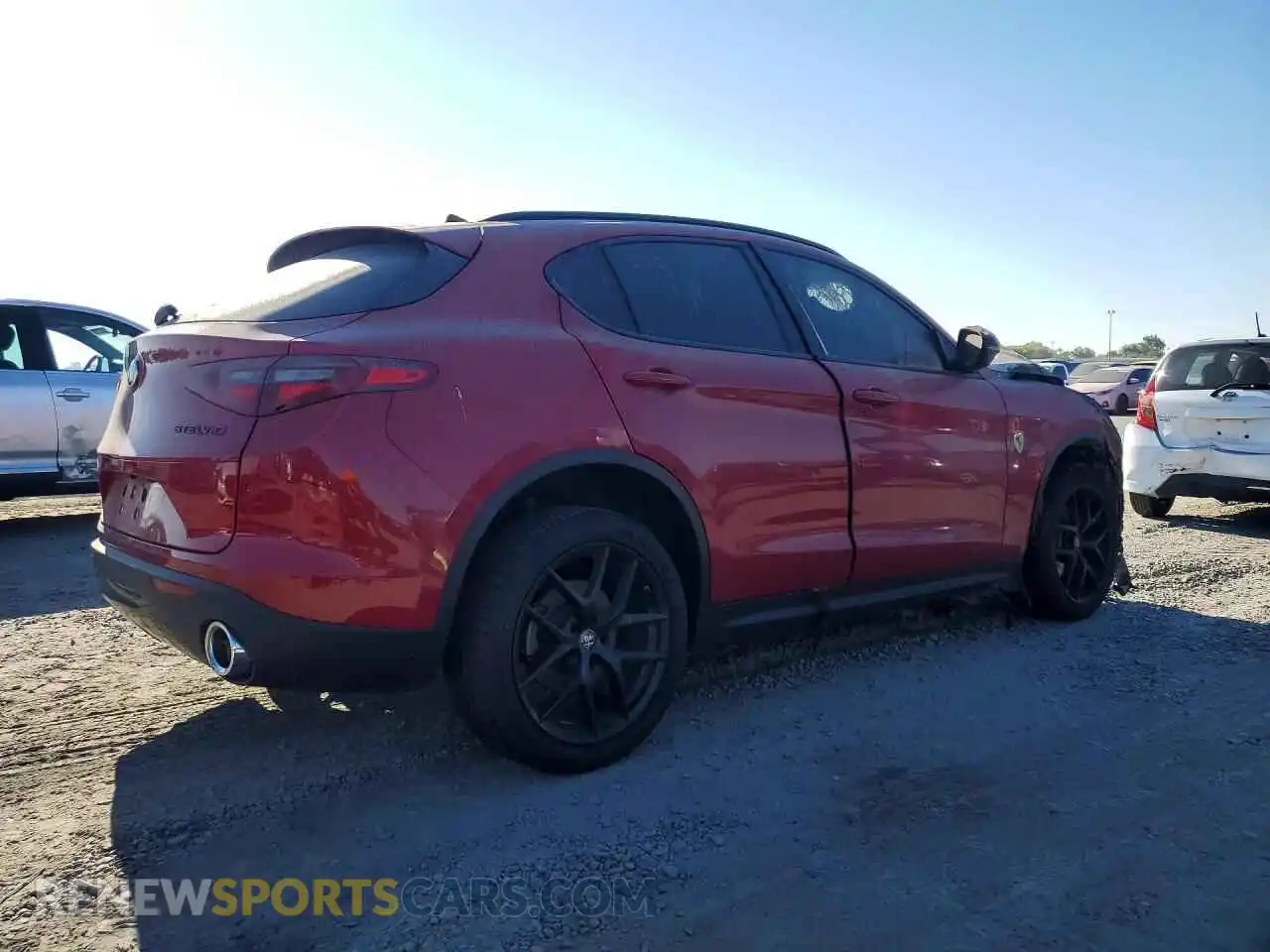 3 Photograph of a damaged car ZASPAJAN7M7D08461 ALFA ROMEO STELVIO 2021