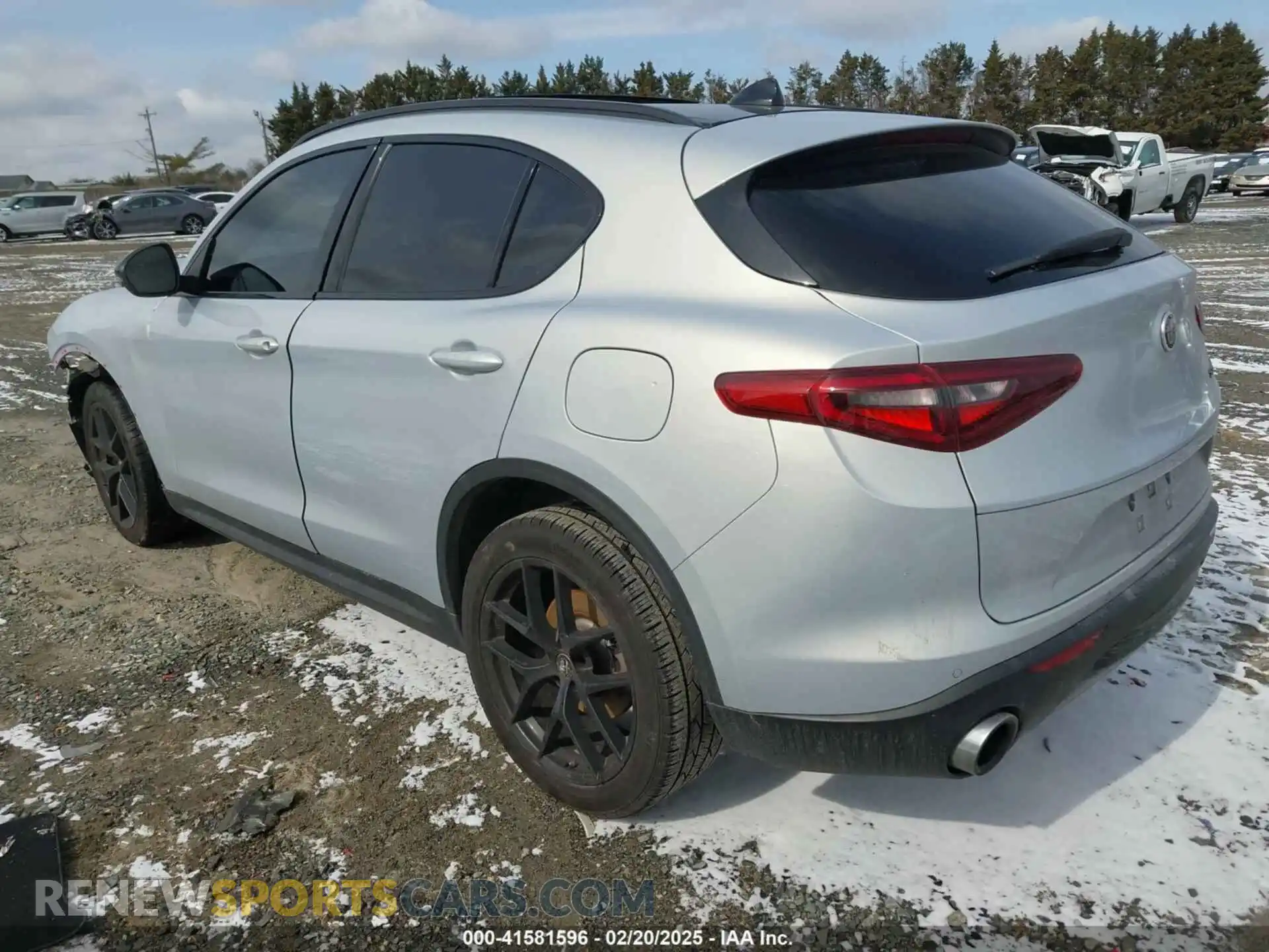 3 Фотография поврежденного автомобиля ZASPAJAN8M7D05357 ALFA ROMEO STELVIO 2021