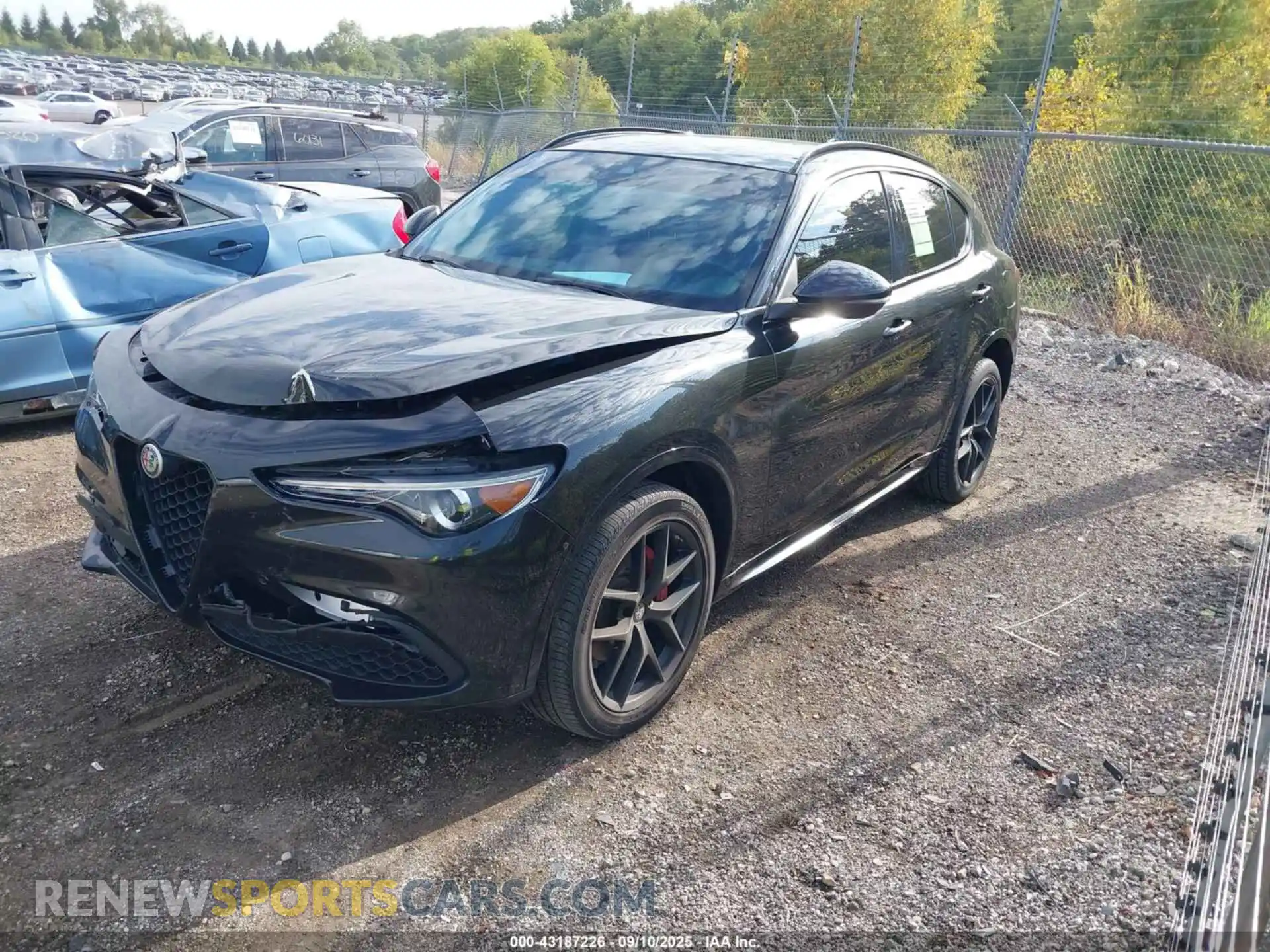 2 Photograph of a damaged car ZASPAKBN0M7D09486 ALFA ROMEO STELVIO 2021