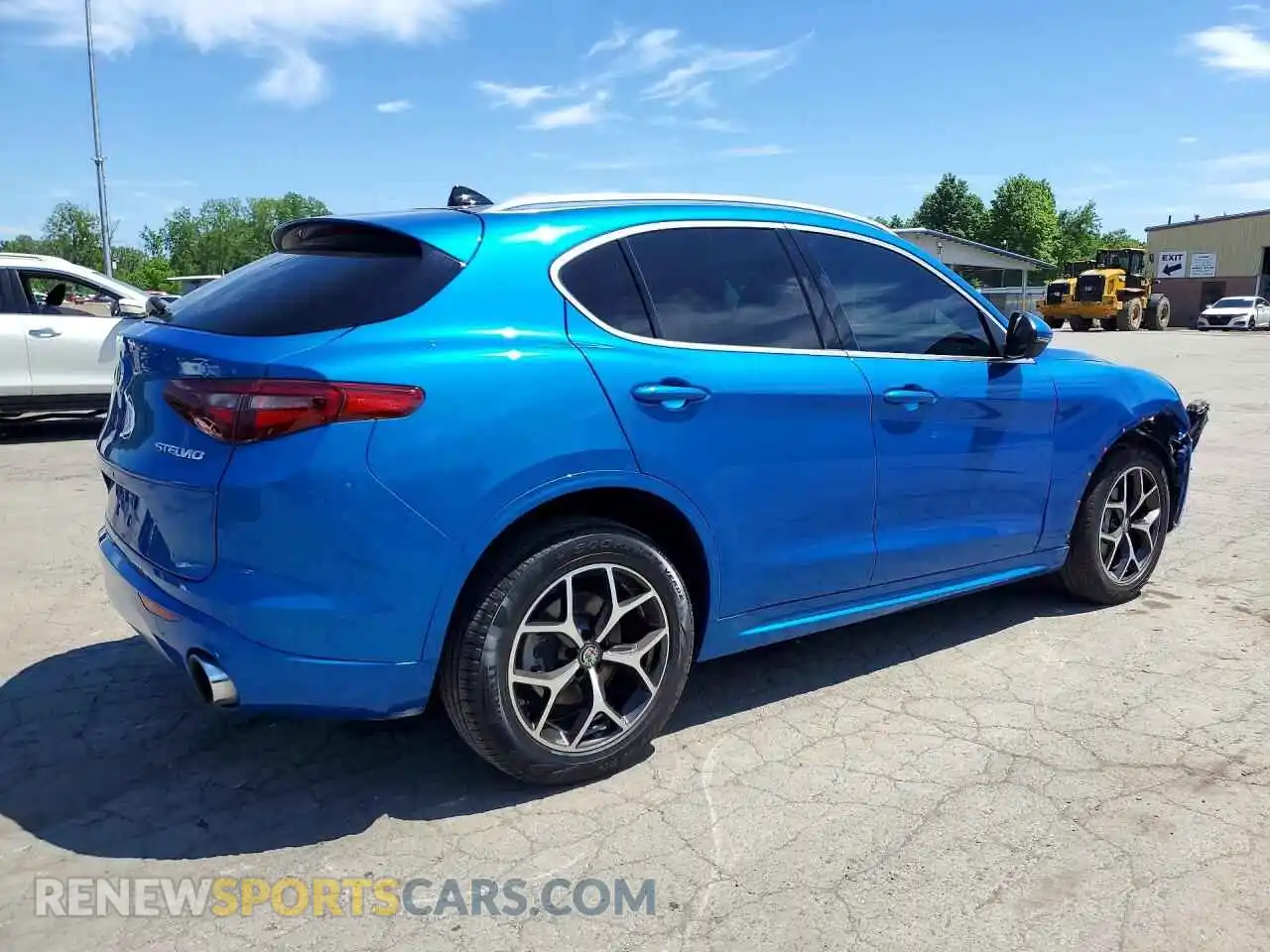3 fotografías del automóvil dañado ZASPAKBN4M7C99464 ALFA ROMEO STELVIO 2021