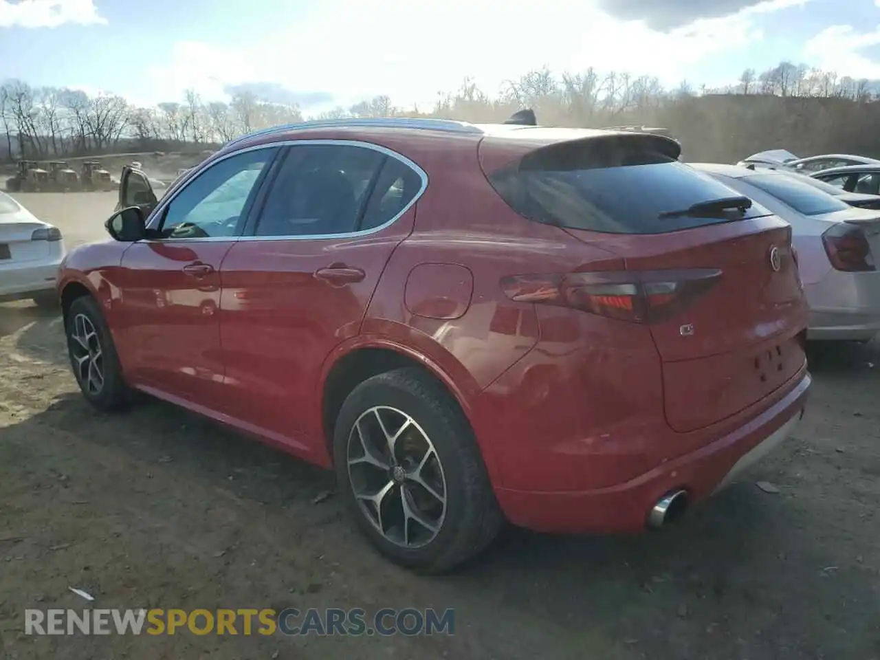 2 Фотография поврежденного автомобиля ZASPAKBN5M7D00170 ALFA ROMEO STELVIO 2021