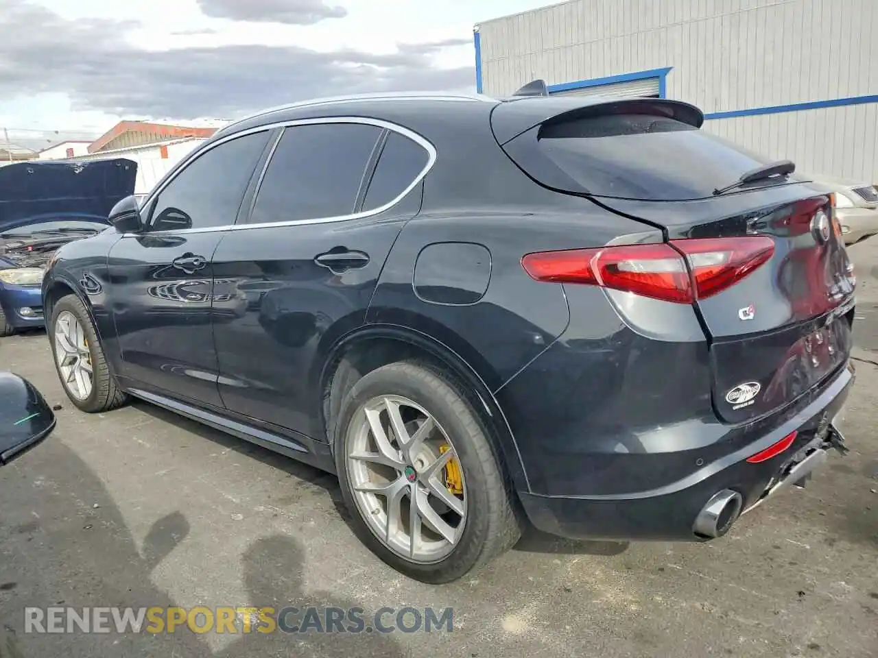 2 Photograph of a damaged car ZASPAKBN5M7D15980 ALFA ROMEO STELVIO 2021