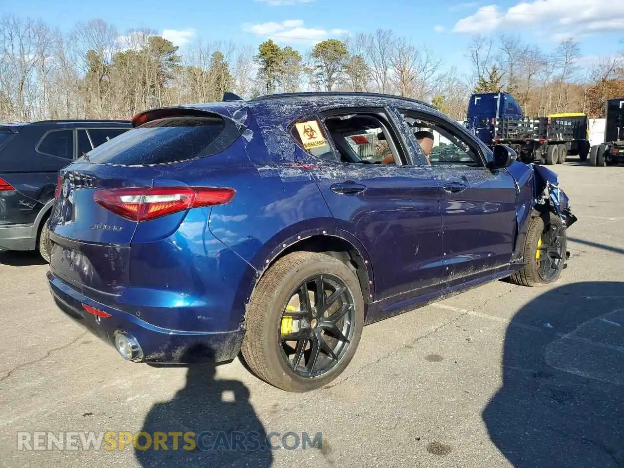 3 Фотография поврежденного автомобиля ZASPAKBN7M7D20775 ALFA ROMEO STELVIO 2021
