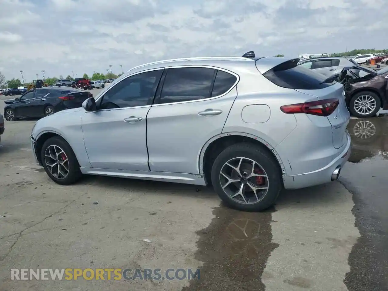 2 Photograph of a damaged car ZASPAKBNXM7D03145 ALFA ROMEO STELVIO 2021