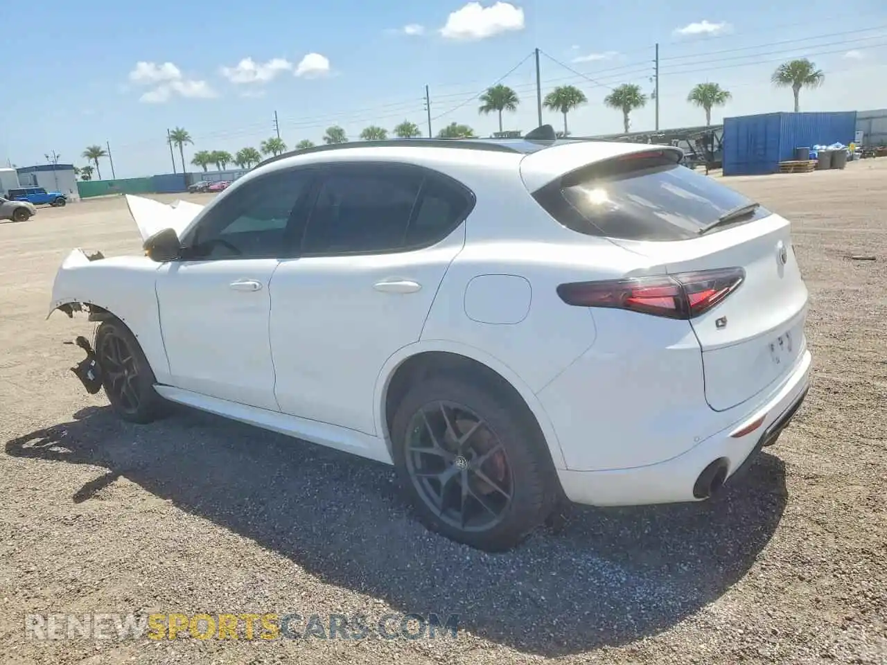 2 Фотография поврежденного автомобиля ZASPAKBNXM7D15716 ALFA ROMEO STELVIO 2021