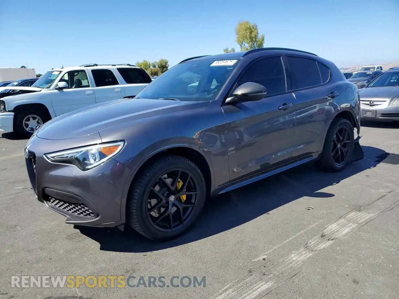 1 Photograph of a damaged car ZASPAKBNXM7D16073 ALFA ROMEO STELVIO 2021