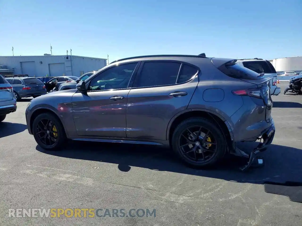 2 Photograph of a damaged car ZASPAKBNXM7D16073 ALFA ROMEO STELVIO 2021