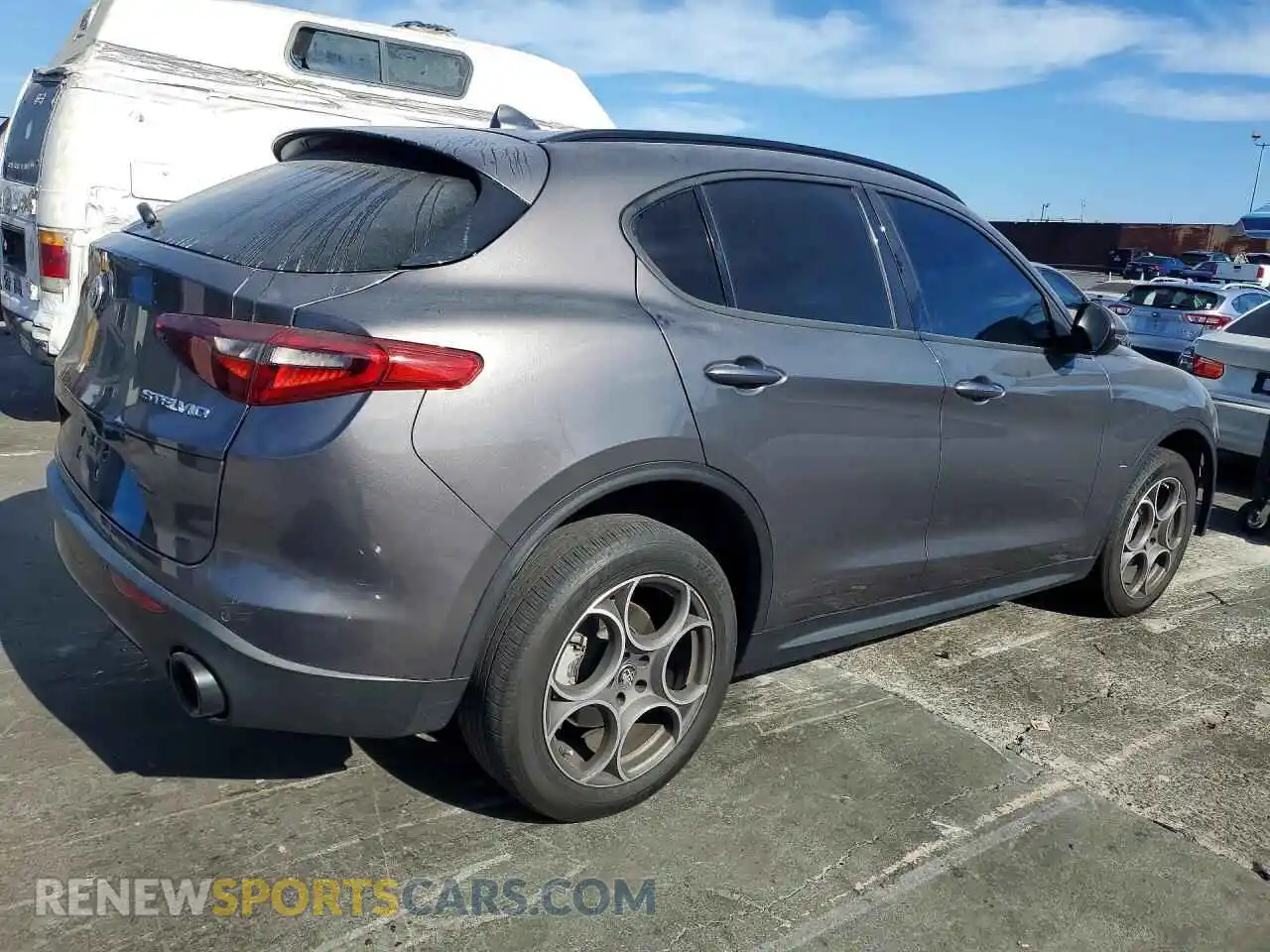3 Фотография поврежденного автомобиля ZASPAJAN4N7D30807 ALFA ROMEO STELVIO 2022