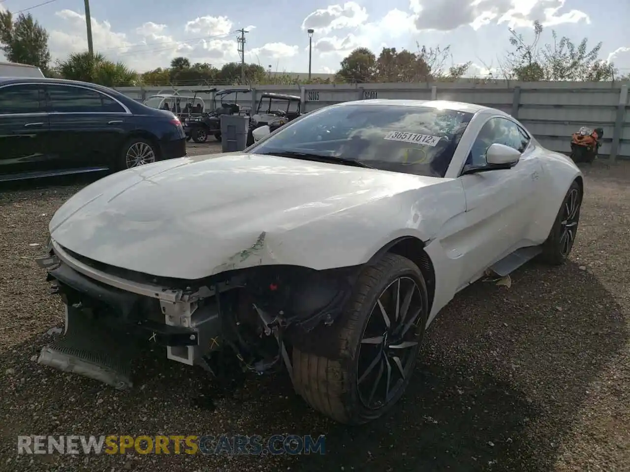 2 Photograph of a damaged car SCFSMGAW1KGN01564 ASTON MARTIN ALL MODELS 2019