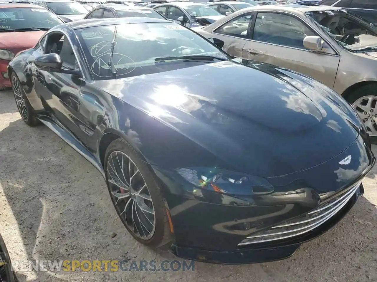 1 Photograph of a damaged car SCFSMGAW9NGN06578 ASTON MARTIN ALL MODELS 2022