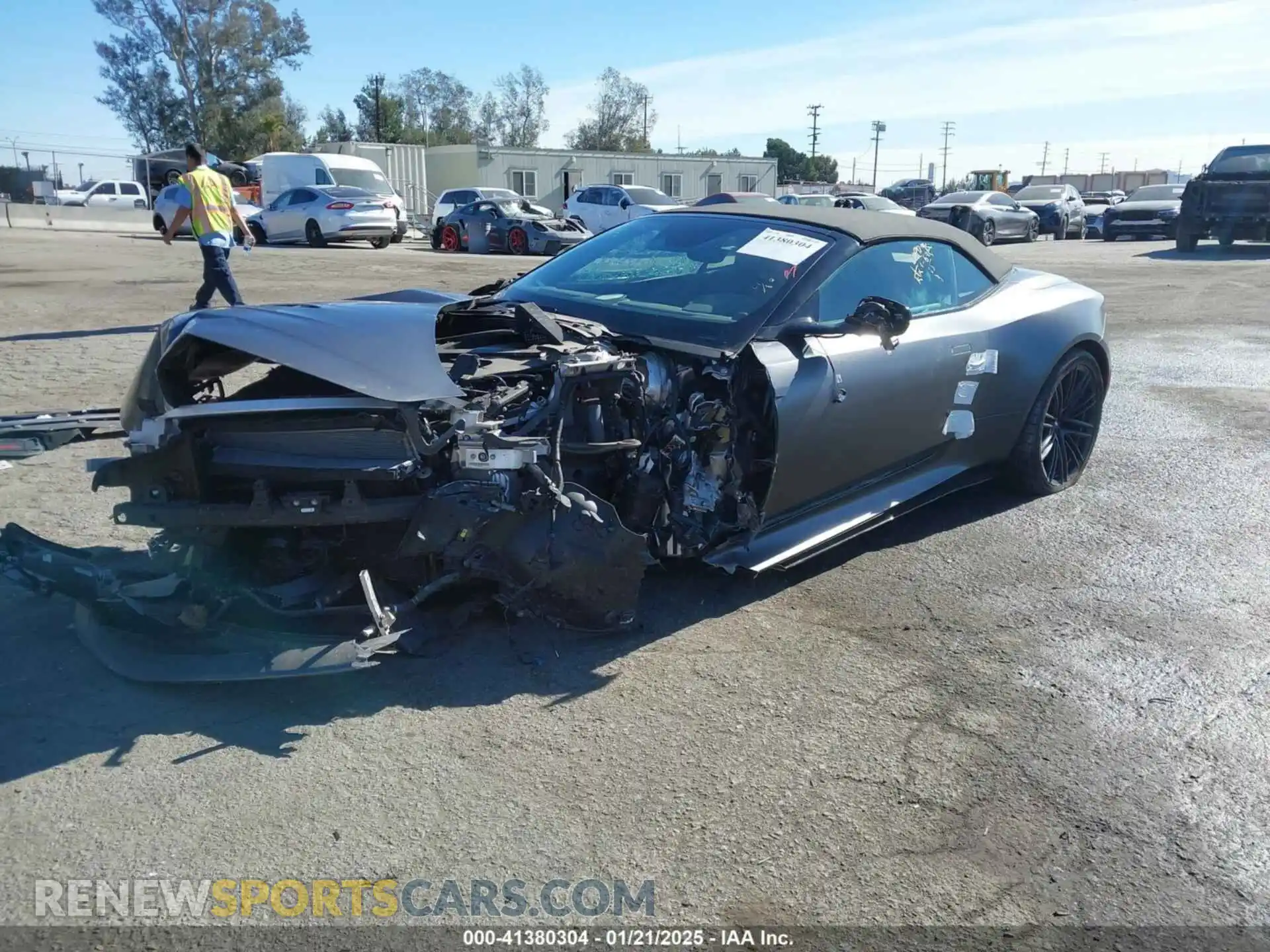 2 Photograph of a damaged car SCFRMFGWXRGM13607 ASTON MARTIN DB12 2024