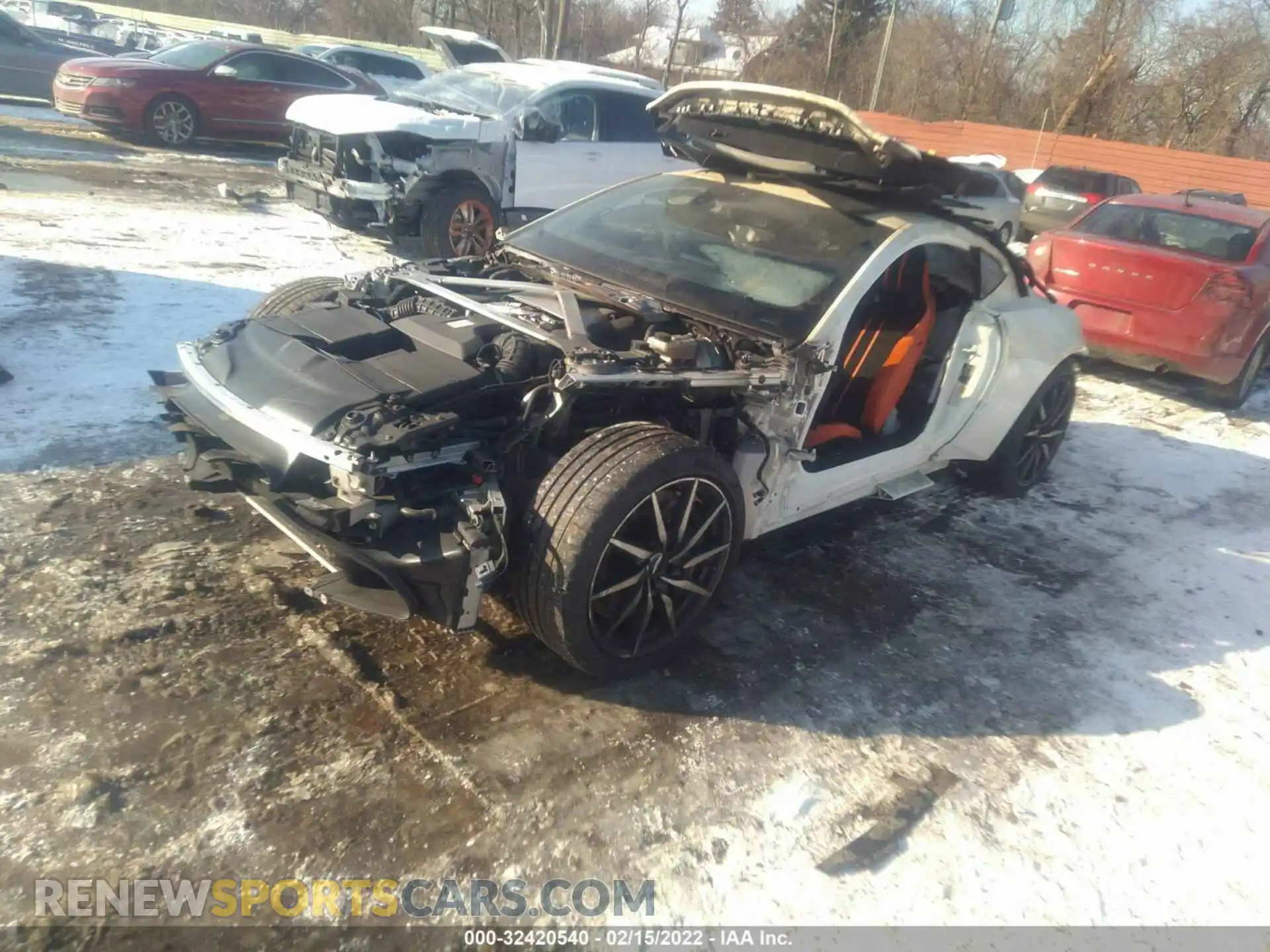 2 Photograph of a damaged car SCFSMGAW0LGN03842 ASTON MARTIN VANTAGE 2020