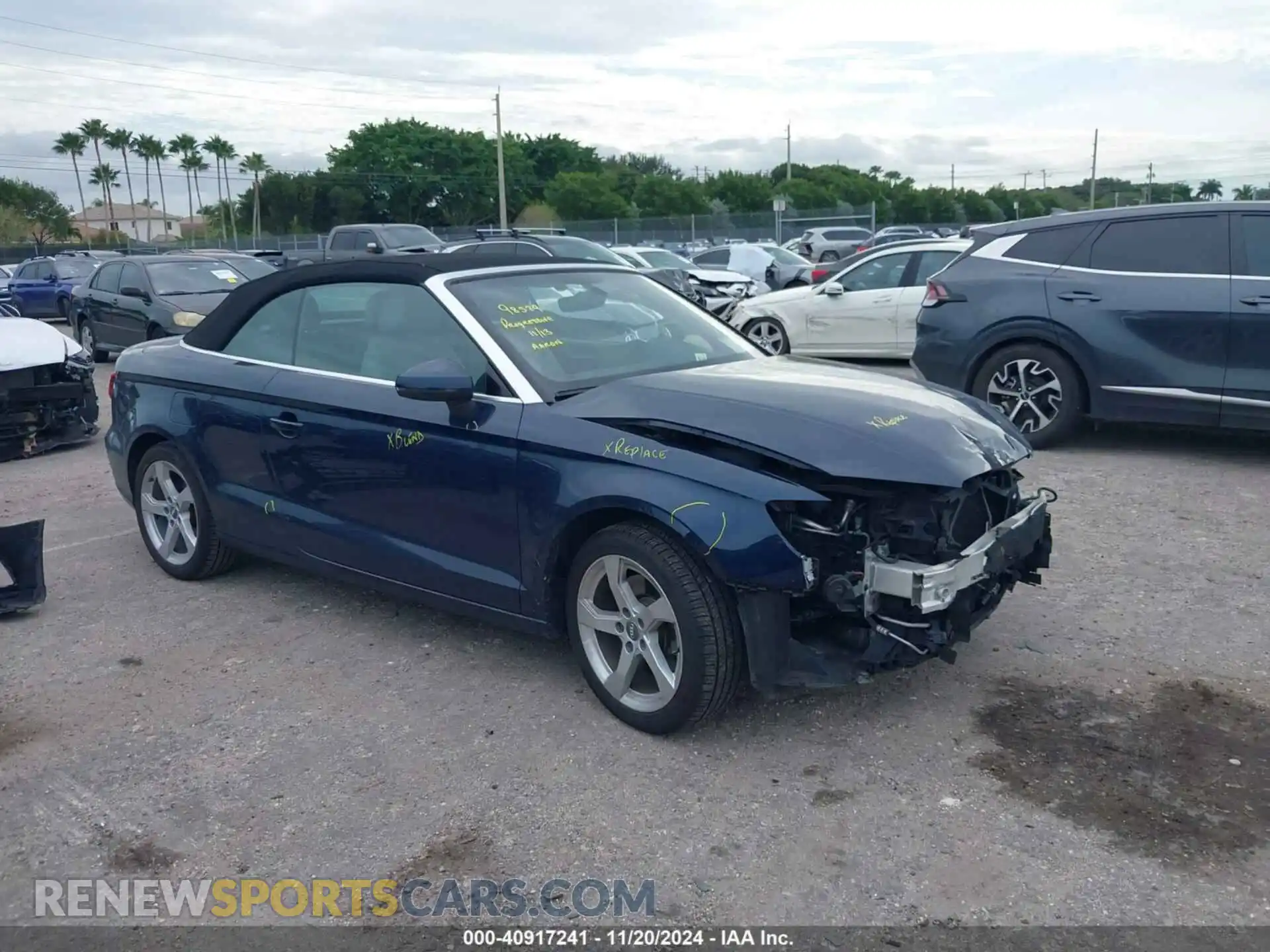 1 Photograph of a damaged car WAU6ULFF6K1030920 AUDI A3 2019