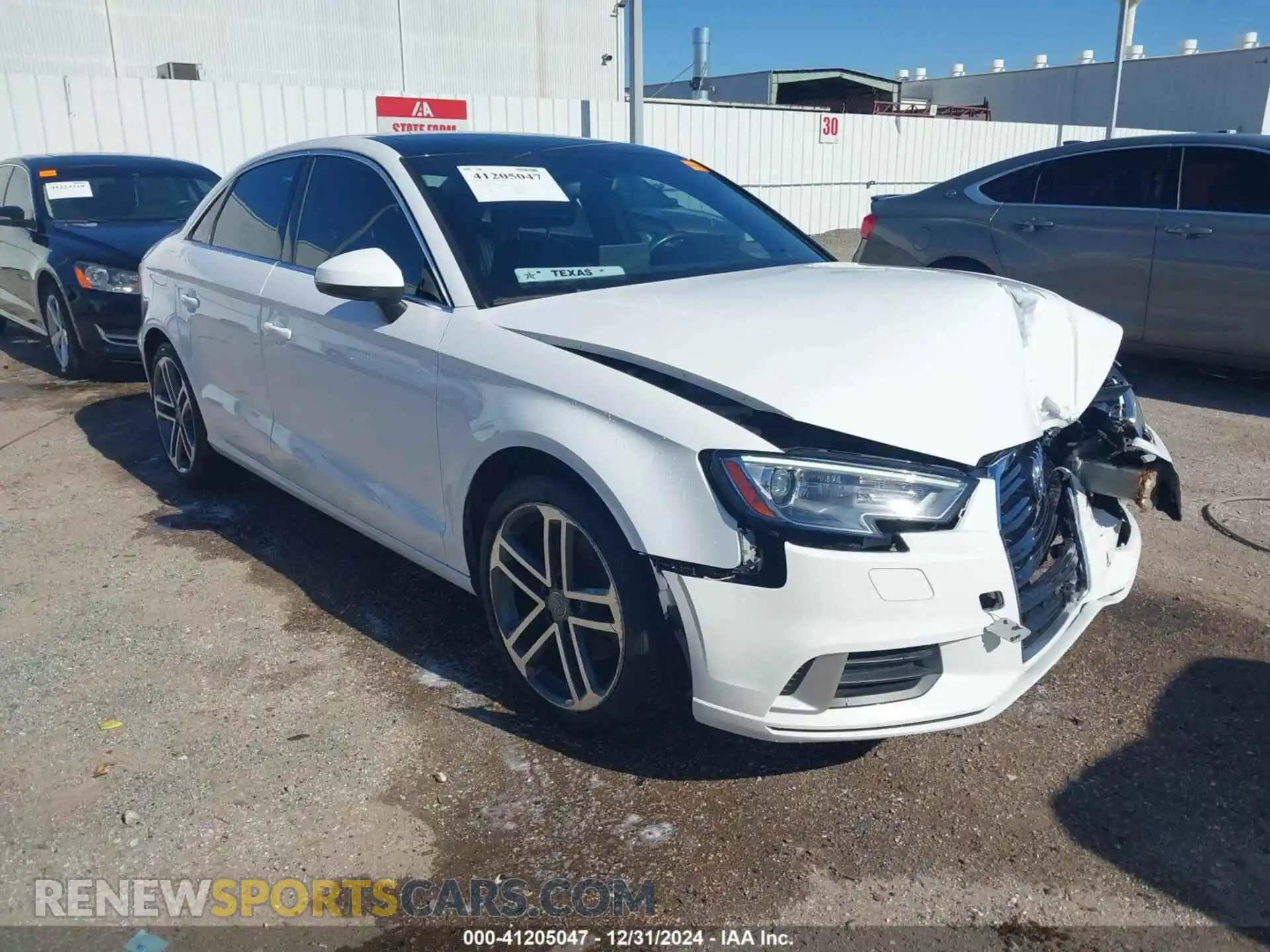 1 Photograph of a damaged car WAUAUGFF0K1010244 AUDI A3 2019