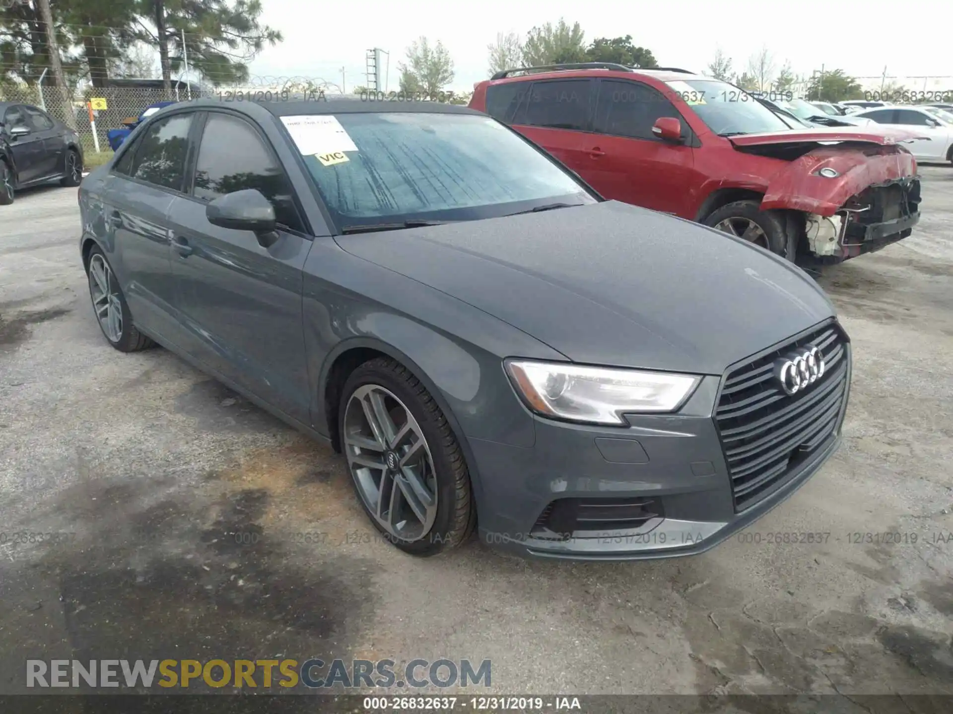 1 Photograph of a damaged car WAUAUGFF0KA124616 AUDI A3 2019