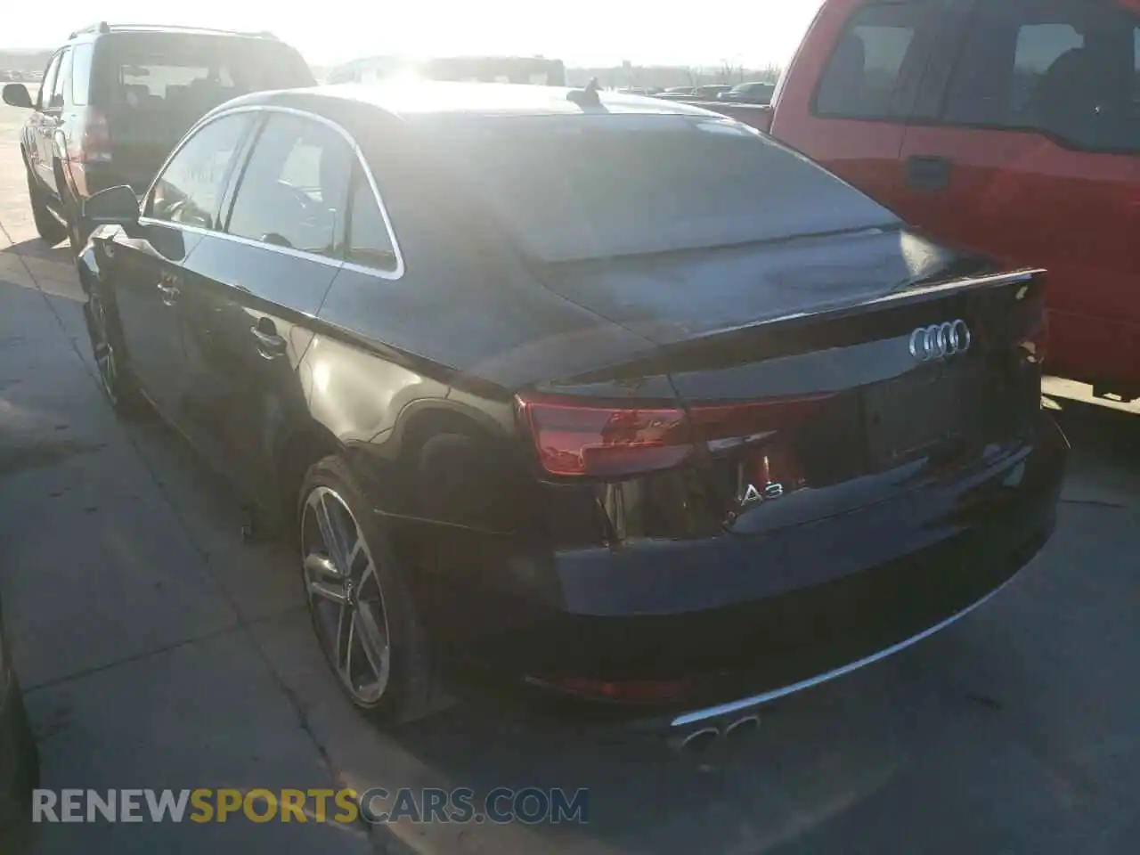 3 Photograph of a damaged car WAUAUGFF1K1010978 AUDI A3 2019