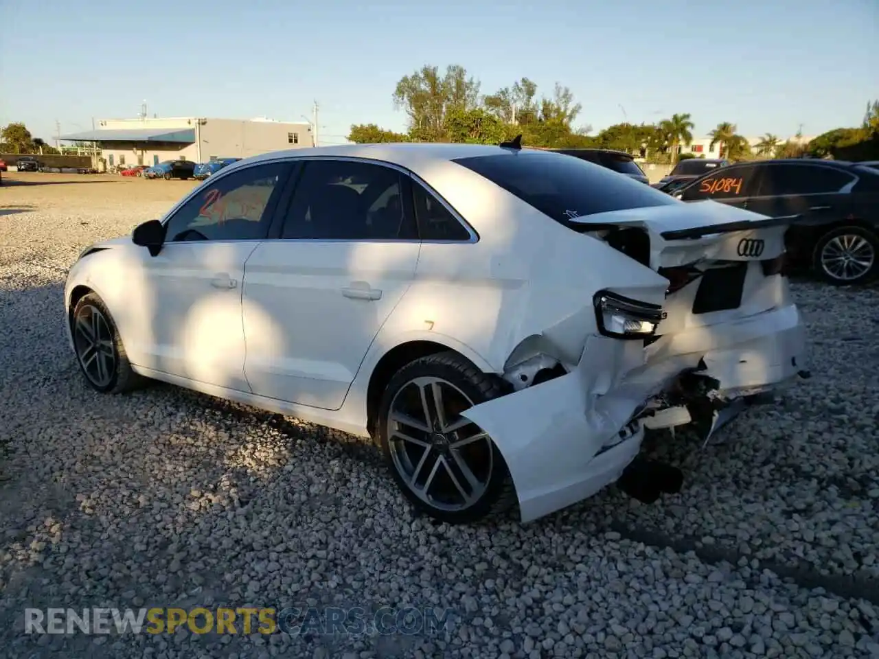 2 Photograph of a damaged car WAUAUGFF1K1011323 AUDI A3 2019