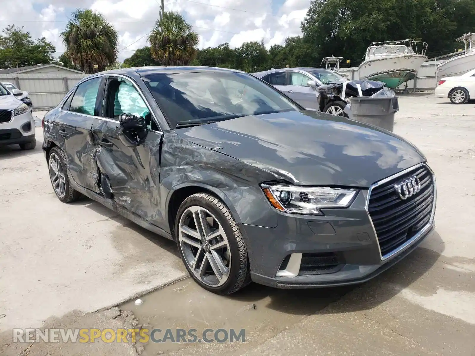 1 Photograph of a damaged car WAUAUGFF1K1014769 AUDI A3 2019