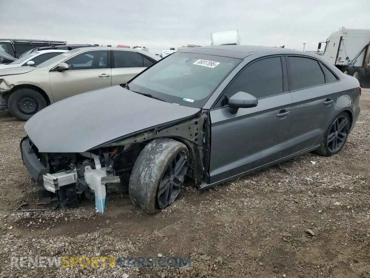 1 Photograph of a damaged car WAUAUGFF3KA085455 AUDI A3 2019
