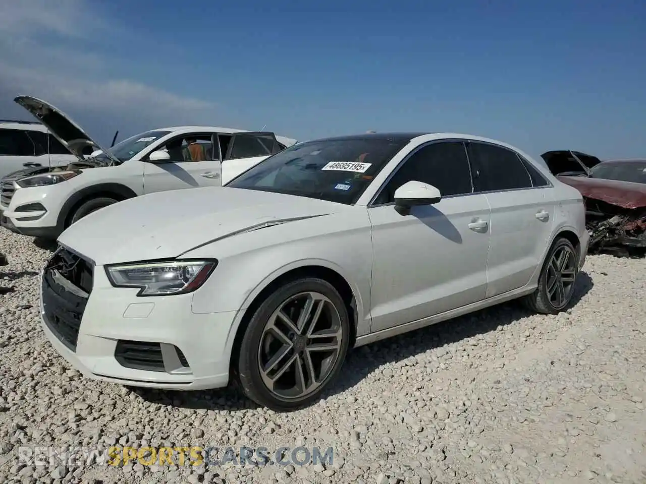 1 Photograph of a damaged car WAUAUGFF5K1009848 AUDI A3 2019