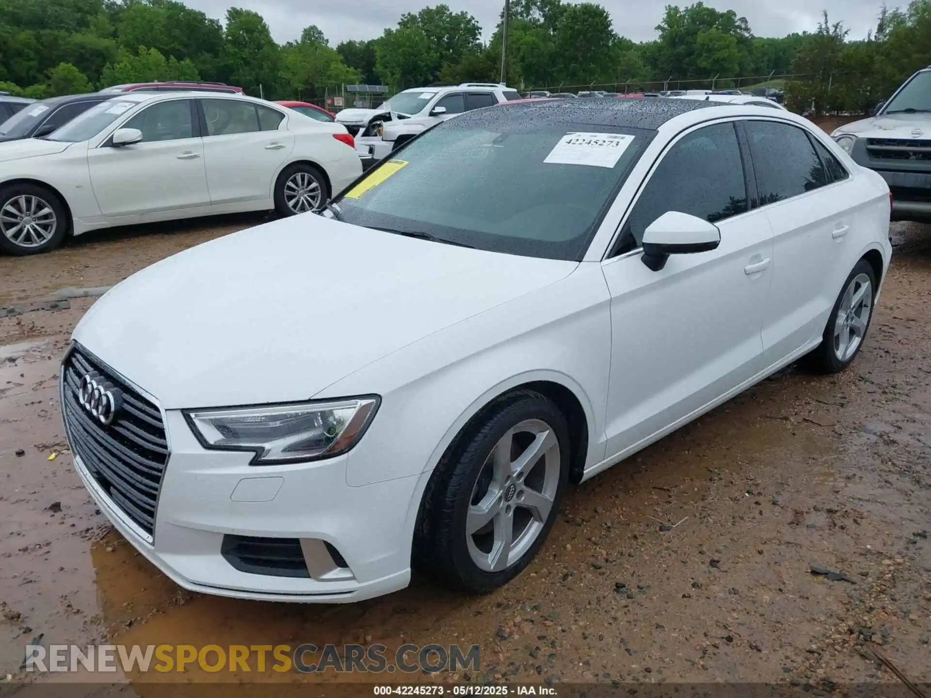 2 Photograph of a damaged car WAUAUGFF6K1010085 AUDI A3 2019