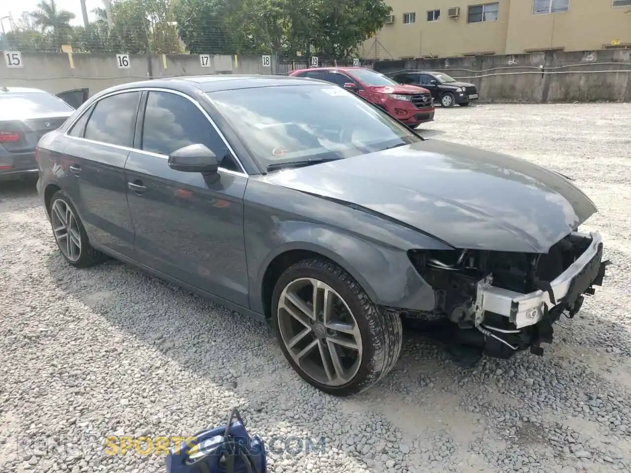 1 Photograph of a damaged car WAUAUGFF6K1010507 AUDI A3 2019