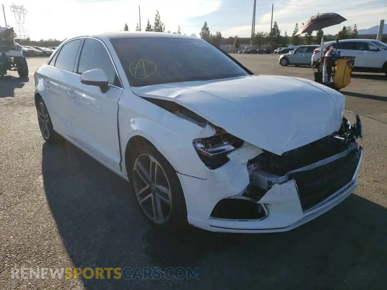 1 Photograph of a damaged car WAUAUGFF7KA074393 AUDI A3 2019