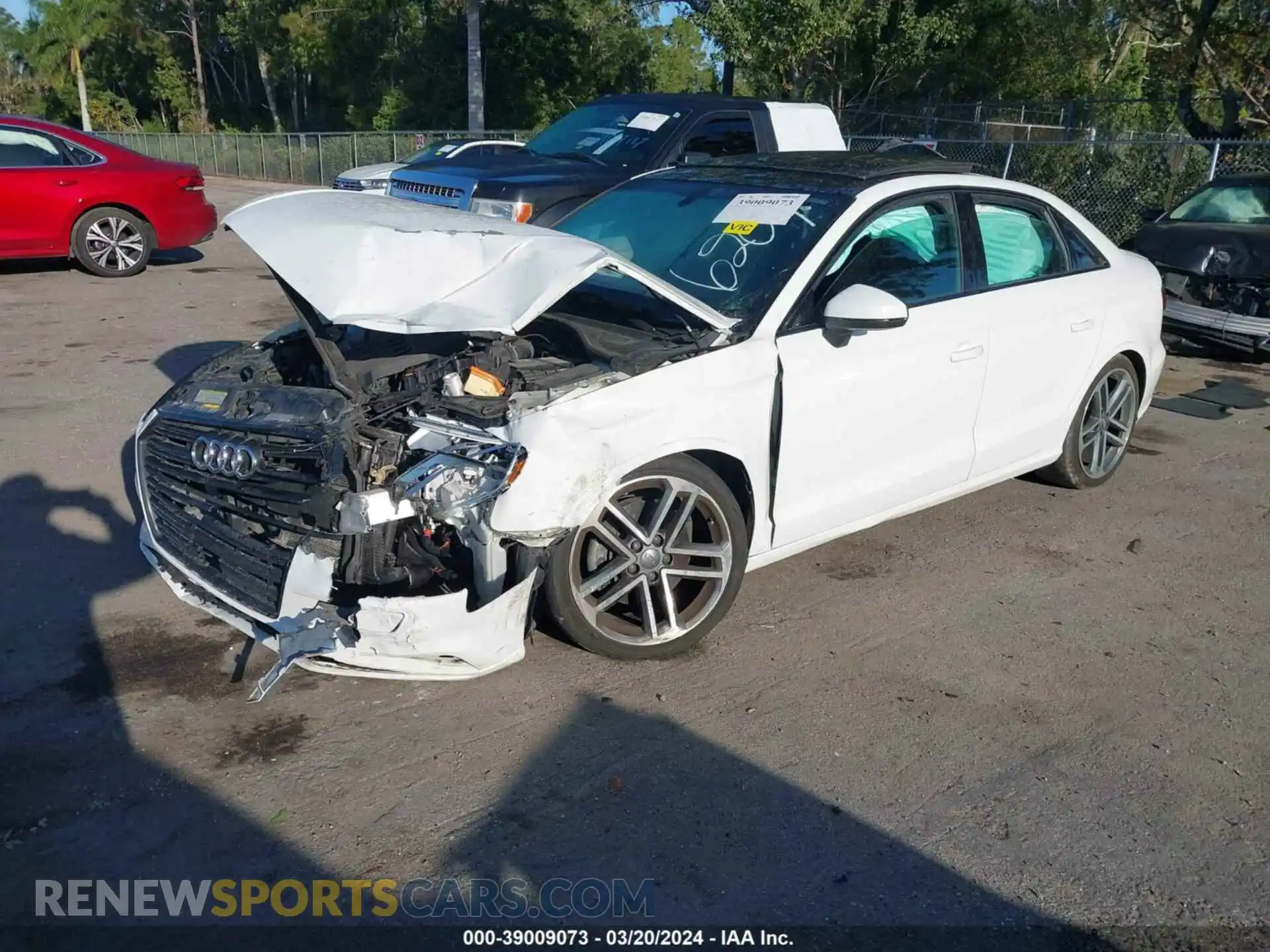 2 Photograph of a damaged car WAUAUGFF7KA116206 AUDI A3 2019