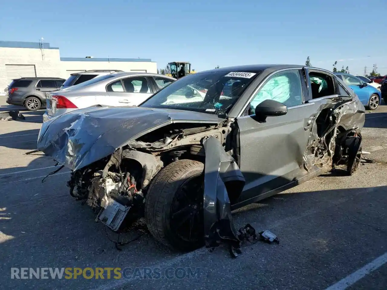 1 Photograph of a damaged car WAUAUGFF8K1012629 AUDI A3 2019