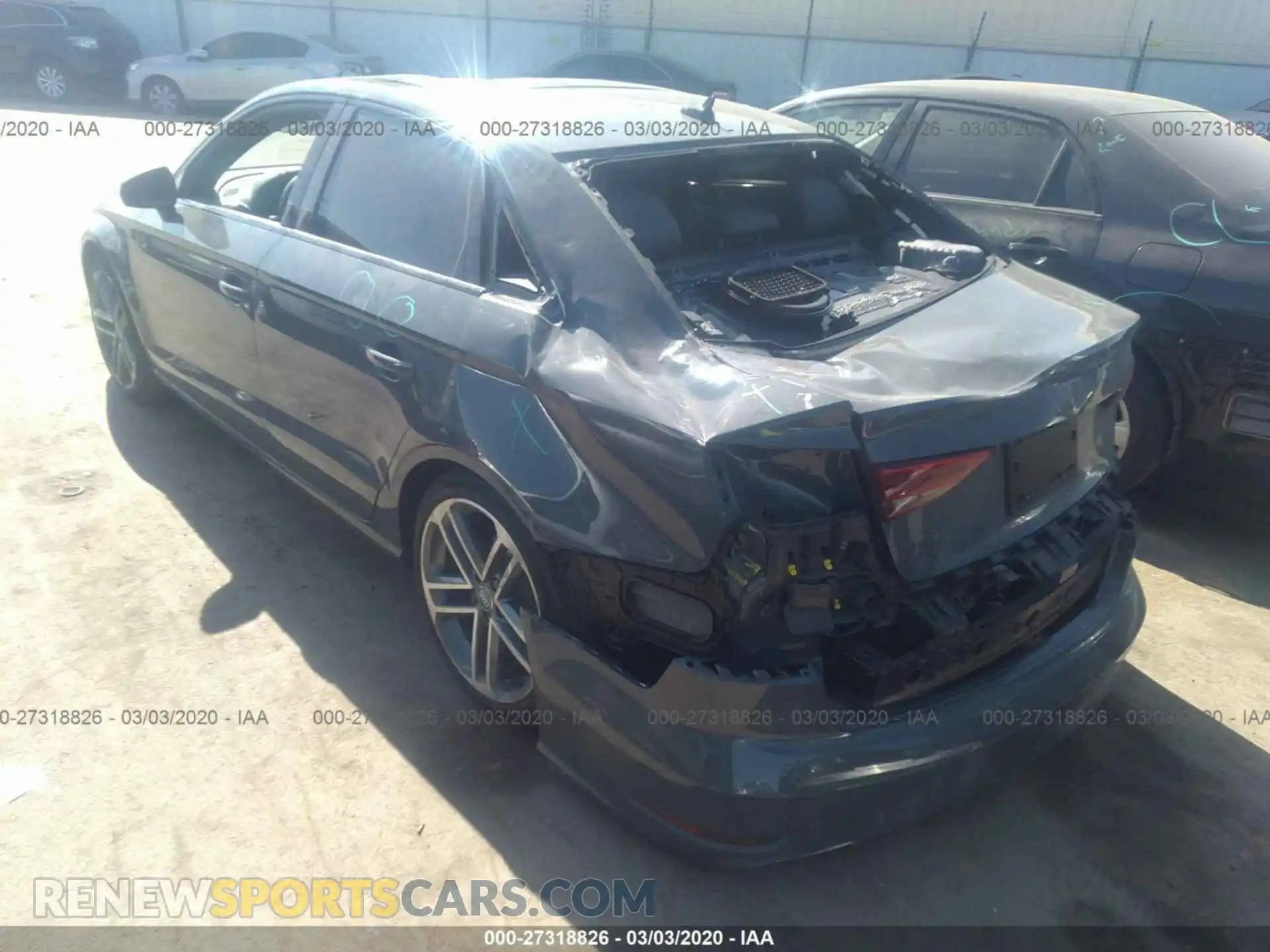 3 Photograph of a damaged car WAUAUGFF8KA125349 AUDI A3 2019
