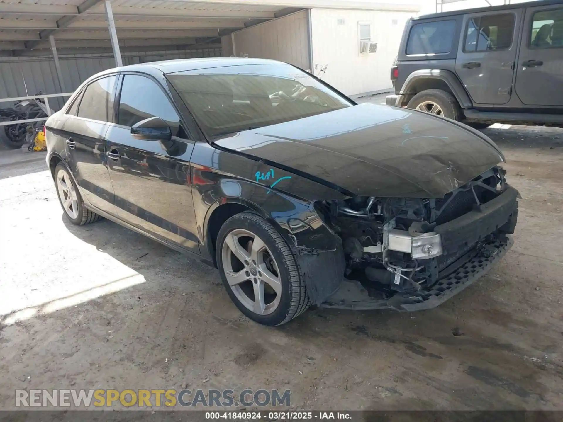1 Photograph of a damaged car WAUAUGFFXK1024958 AUDI A3 2019