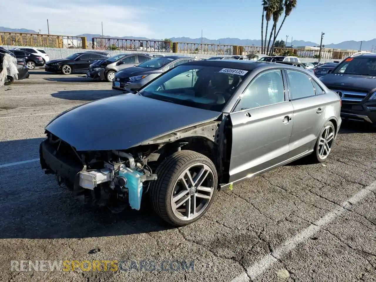 1 Photograph of a damaged car WAUAUGFFXKA086201 AUDI A3 2019