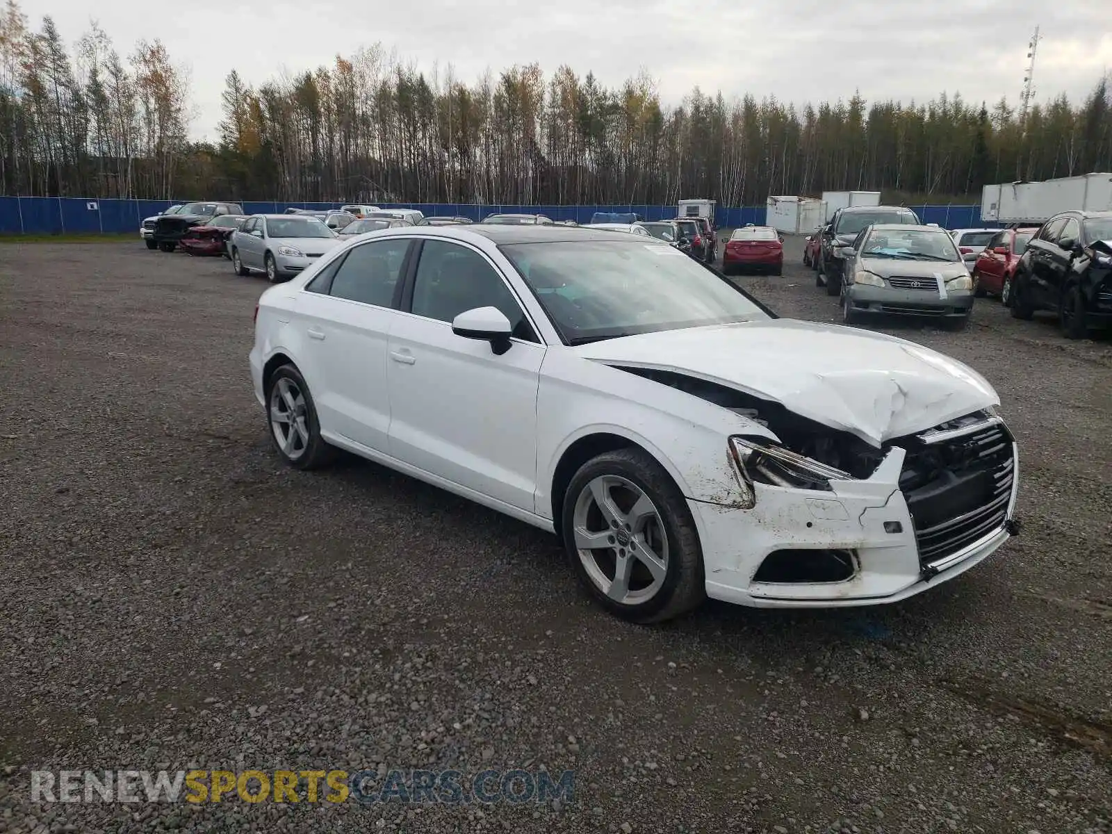 1 Photograph of a damaged car WAUBEGFF2K1017648 AUDI A3 2019