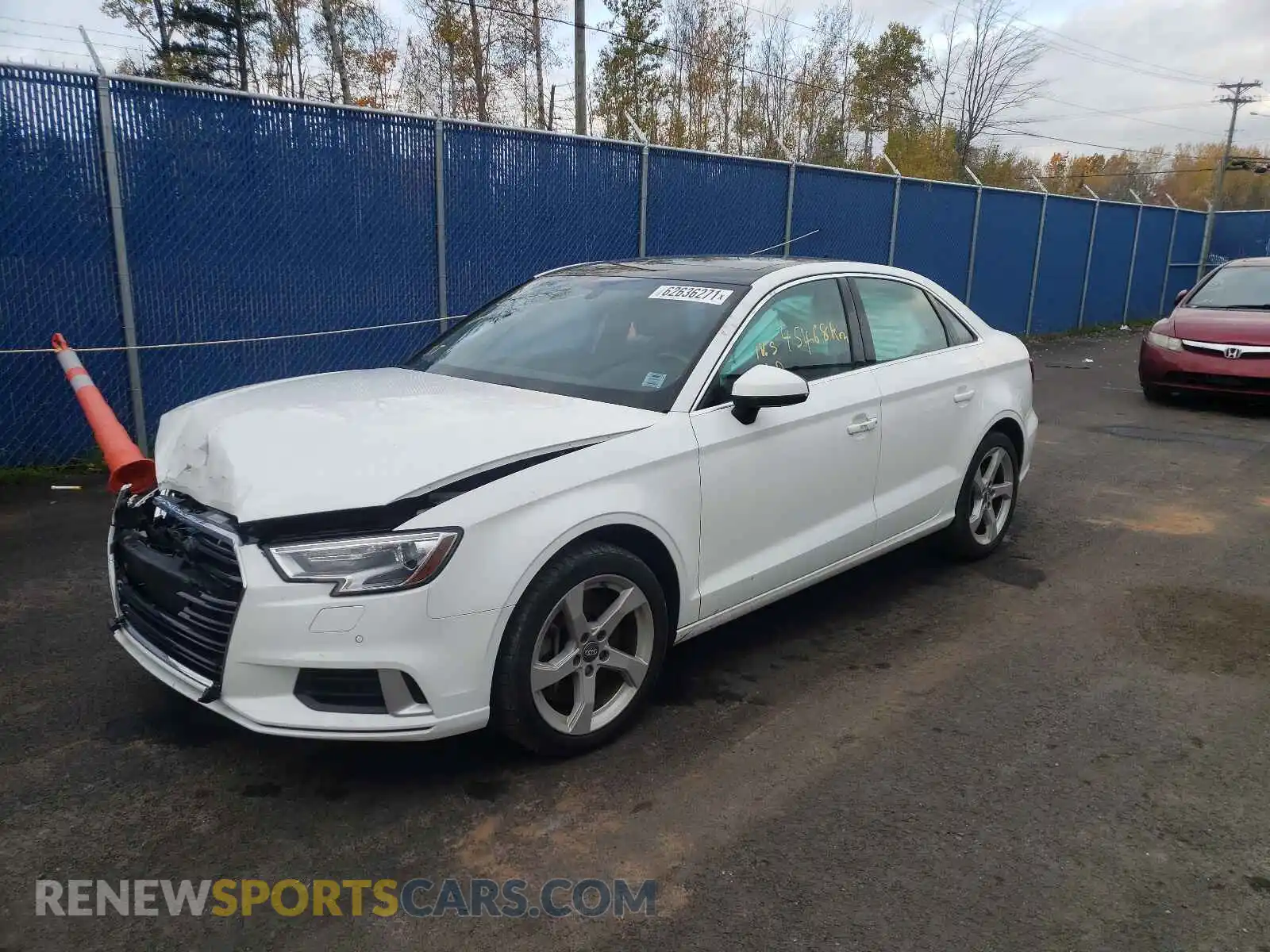 2 Photograph of a damaged car WAUBEGFF2K1017648 AUDI A3 2019