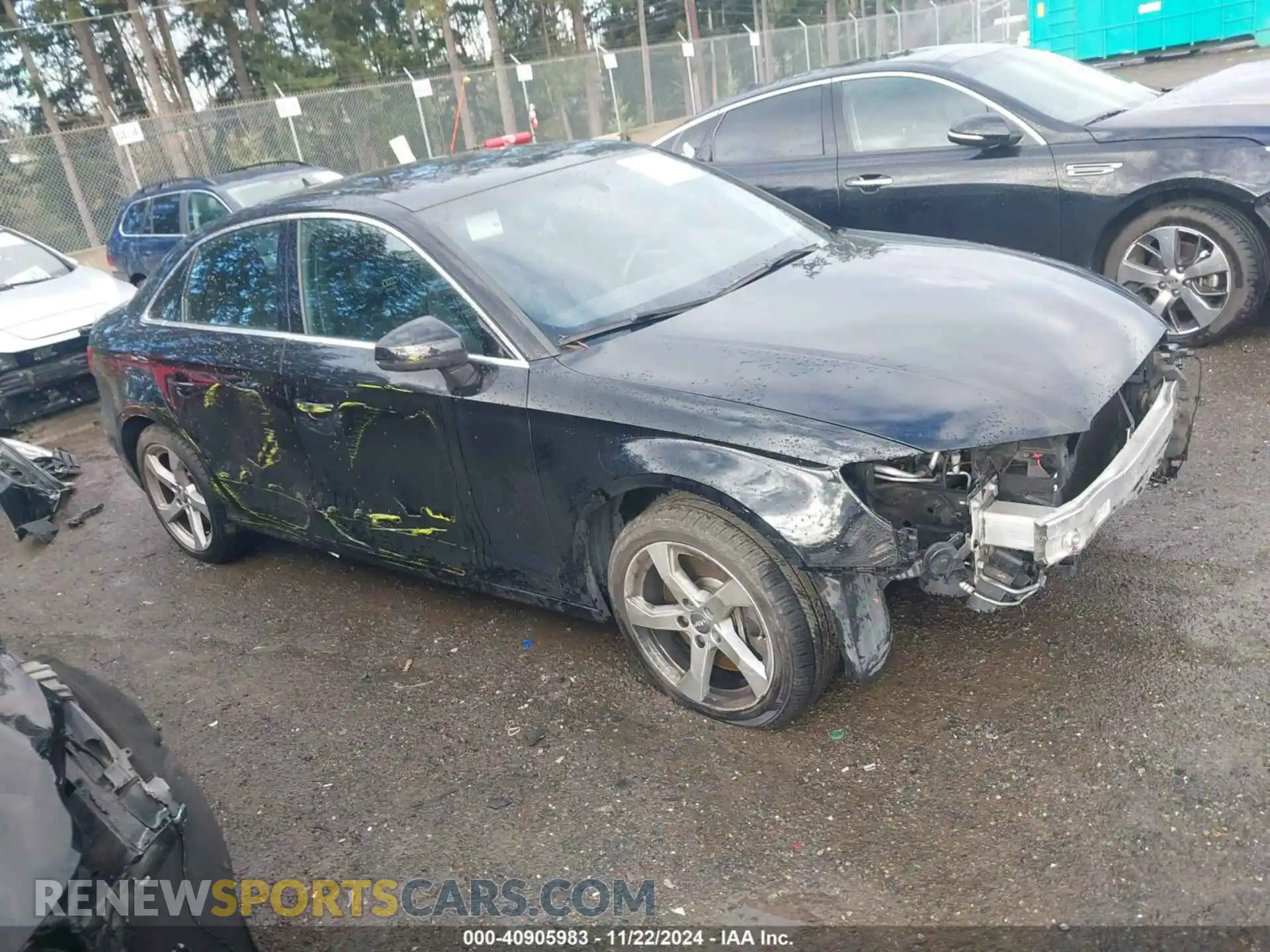 1 Photograph of a damaged car WAUBEGFF3K1019313 AUDI A3 2019