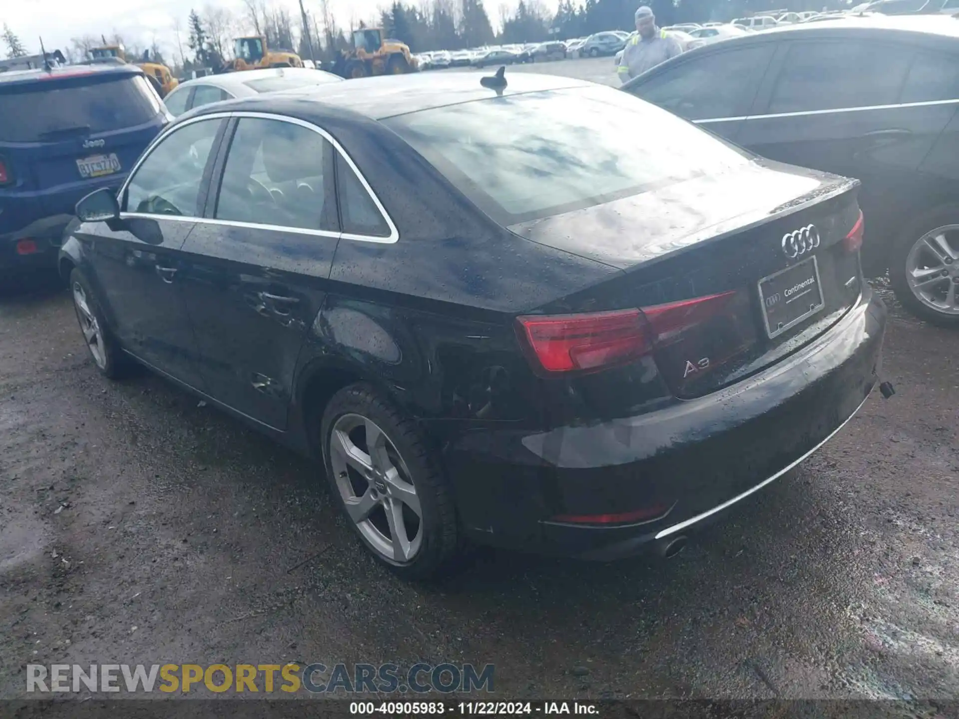 3 Photograph of a damaged car WAUBEGFF3K1019313 AUDI A3 2019