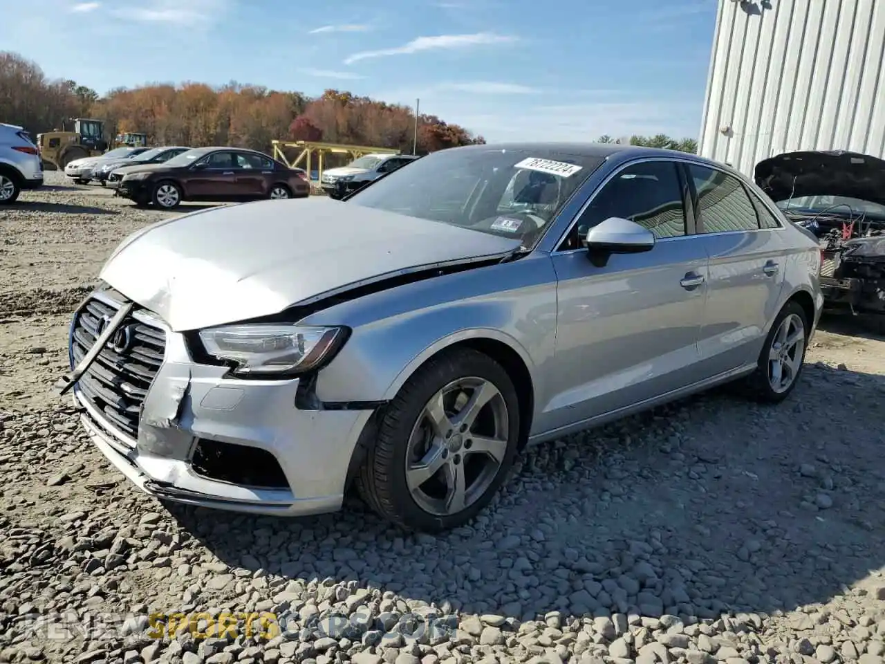 1 Photograph of a damaged car WAUBEGFF3K1020428 AUDI A3 2019