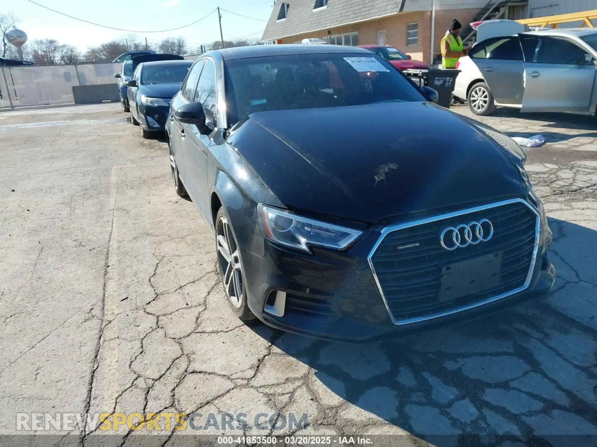1 Photograph of a damaged car WAUBEGFF6K1017930 AUDI A3 2019