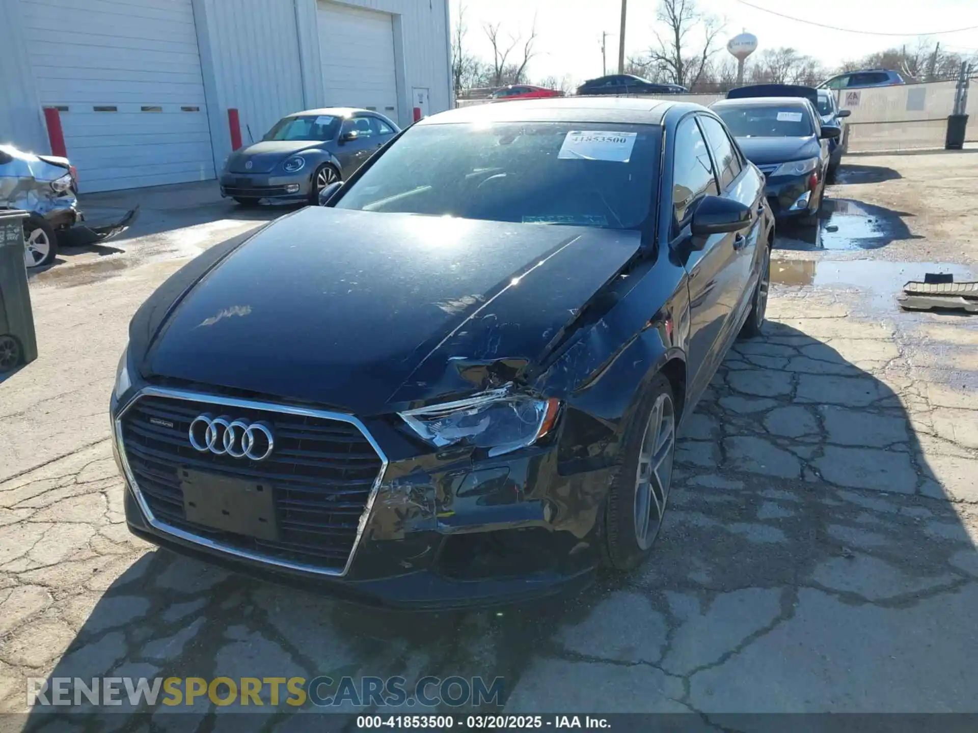 2 Photograph of a damaged car WAUBEGFF6K1017930 AUDI A3 2019